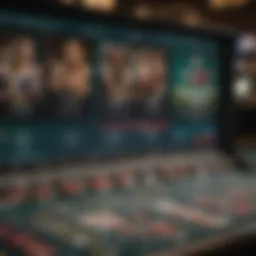 Overview of Bet MGM user interface showcasing betting options