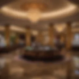 An overview of the Borgata Casino lobby showcasing vibrant gaming options