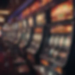 Diverse slot machine types displayed in a vibrant casino.