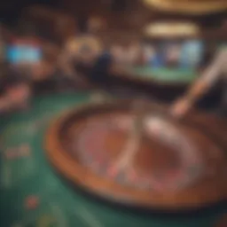 A vibrant online casino interface showcasing various games