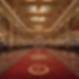 A breathtaking view of the Venetian casino floor showcasing its opulent design and vibrant atmosphere.