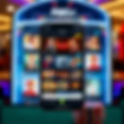 User interface of FoxBet Casino App showcasing game selection