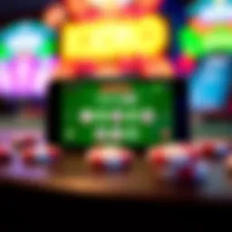 Mobile Keno gameplay interface on a smartphone