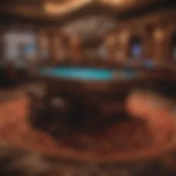 Luxurious gaming floor at Mohegan Sun Casino