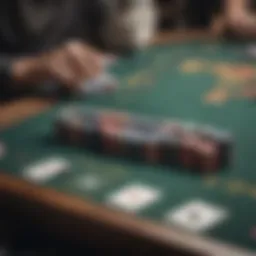 User interface of a popular poker site