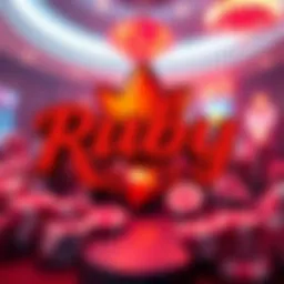 Visual representation of Ruby Slots logo