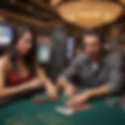 High-stakes table at Tulalip Casino showcasing a winning moment