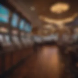 Casino check cashing counter