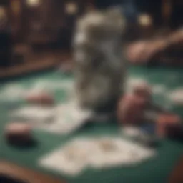 Visual representation of a free cash tournament layout