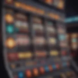 A detailed view of the Wonder Four slot machine interface showcasing its vibrant graphics.